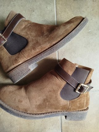 Botines mujer marrones