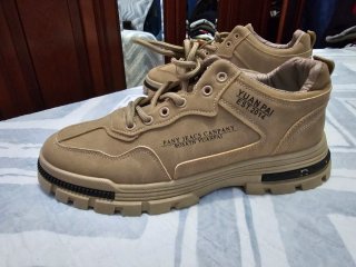 Zapatos Yuan Pai Hombre Beige/Marrón