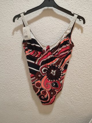Bañador señora estampado con aros T.44