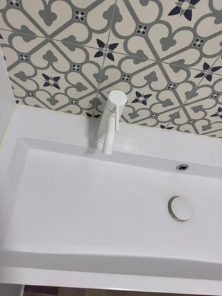 Lavabo doble baño cerámica incluye griferia #pica