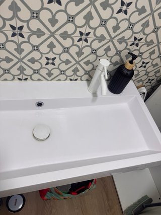 Lavabo doble baño cerámica incluye griferia #pica