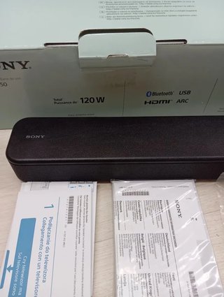 Barra sonido TV compacta con Bluetooth Sony