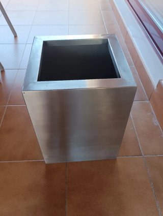 Macetero Acero Inoxidable