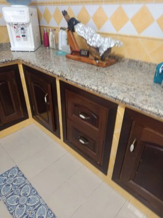 Muebles de cocina madera  Posibilidad de horno
