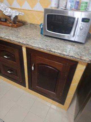 Muebles de cocina madera  Posibilidad de horno