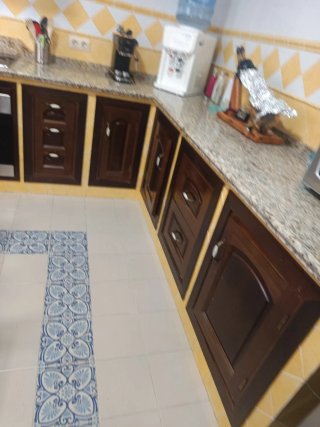 Muebles de cocina madera  Posibilidad de horno