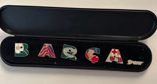 Colección completa Pins FC Barcelona BARÇA + TRICA