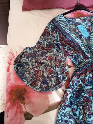 Vestido largo estilo indio talla única