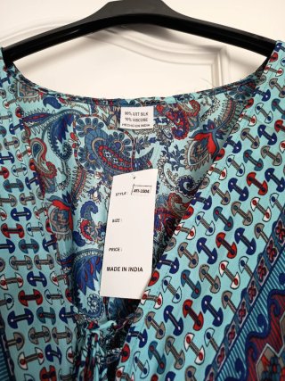 Vestido largo estilo indio talla única