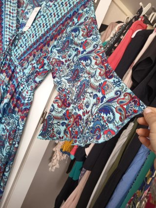 Vestido largo estilo indio talla única