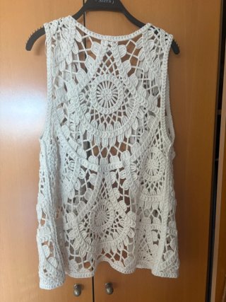 Chaleco crochet Sfera algodón Talla S
