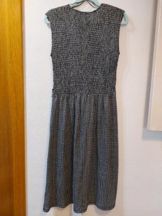 Vestido Zara cuadros nido abeja