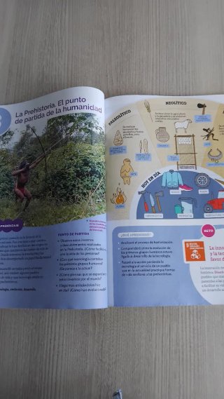 Libro de texto Historia 1 ESO Santillana