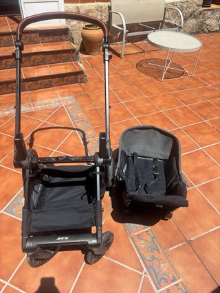 Carrito de bebé Jane negro
