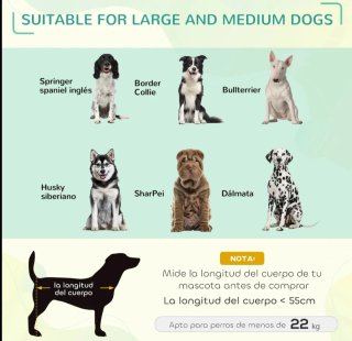Cama elevada para mascotas con toldo gris