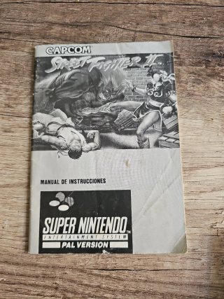 Street Fighter II SNES + Manual PAL
