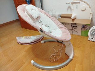 Hamaca bebé rosa, muy buen estado