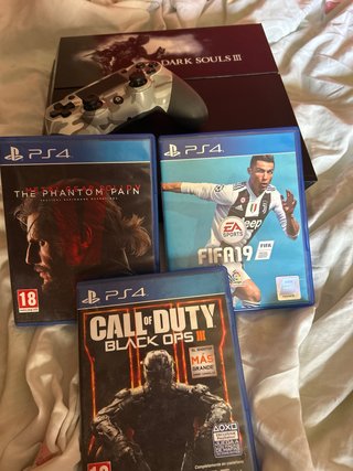 PlayStation 4 FAT 500 GB + mando + HDMI + Juegos