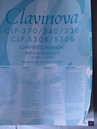 Piano Digital Yamaha Clavinova