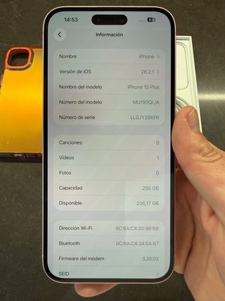 iPhone 15 PLUS 256GB NEGOCIABLE