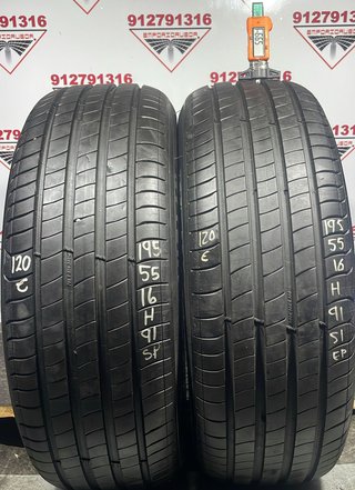 4UD 195 55 16 H MICHELIN RUEDA AL 90% VIDA UTIL
