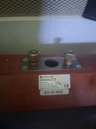 Conjunto 3 altavoces Audio Pro cine en casa