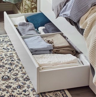 Cama 140x200 Songesand con cajones y cabecero