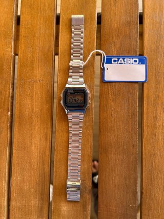 Reloj Casio A158 Plateado