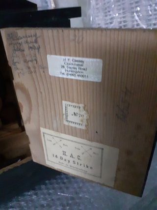 Reloj de sobremesa HAC s.XIX