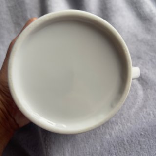 Taza de té oriental con colador