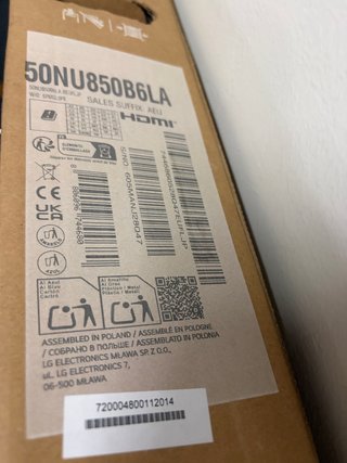 Smart TV LG 50 4K UHD AI NU85B