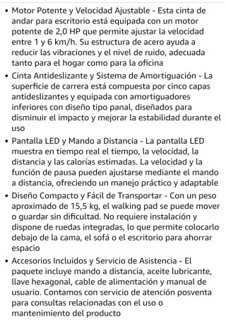 Cinta de andar Walking Treadmill