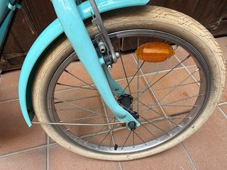 Bicicleta infantil azul