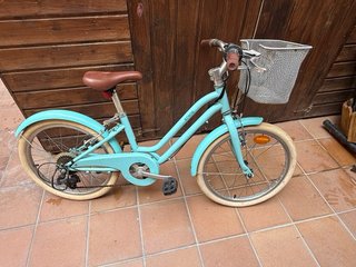 Bicicleta infantil azul