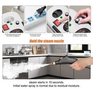 Pulitore a Vapore 2500W 6 Velocità