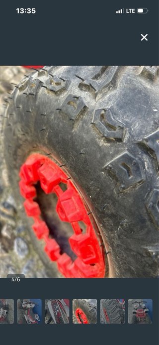 Quad Infantil todorreno Rojo y Blanco