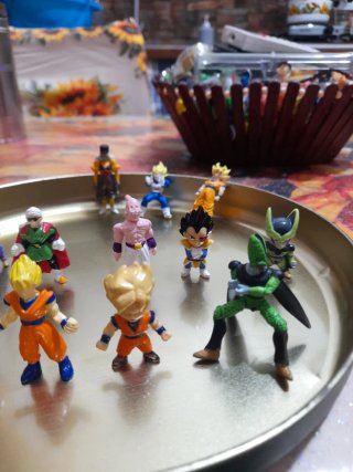 Lotto pupazzi Dragonball miniatura 4-5 cm