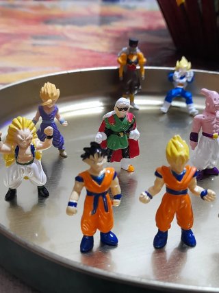 Lotto pupazzi Dragonball miniatura 4-5 cm