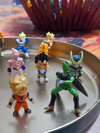Lotto pupazzi Dragonball miniatura 4-5 cm