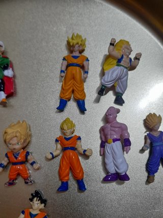 Lotto pupazzi Dragonball miniatura 4-5 cm