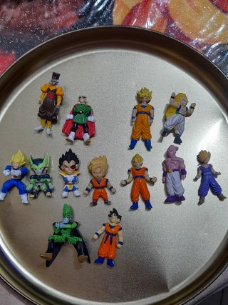 Lotto pupazzi Dragonball miniatura 4-5 cm