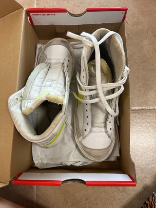 Nike Blazer Mid Bianco Giallo