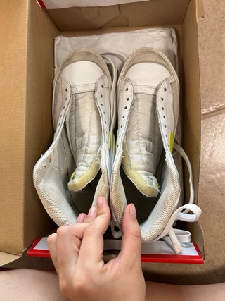 Nike Blazer Mid Bianco Giallo