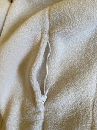 Chaqueta borreguillo beige