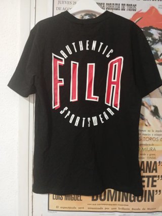 Camiseta Fila Negra