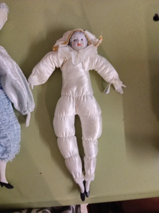 Pareja Arlequines Porcelana