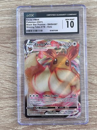 Eevee VMAX SWSH087 Carta Pokémon CGC 10