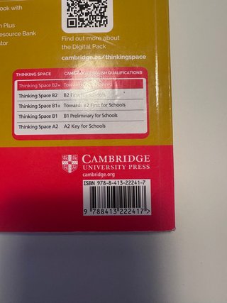 Thinking Space B2+ Workbook with Digital Pack