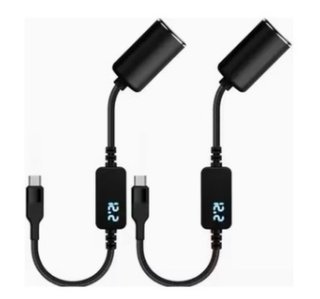 2 Adaptadores USB-C a Mechero Coche