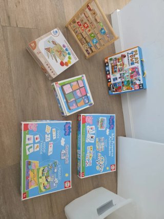 Lote de 6 juegos educativos d 3 a 6 años